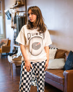 Checkered Wide Leg Pant