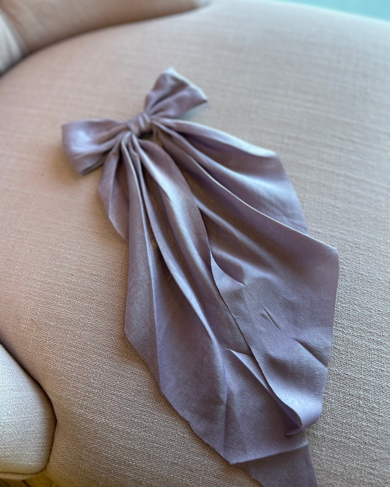 Satin Bow Clips