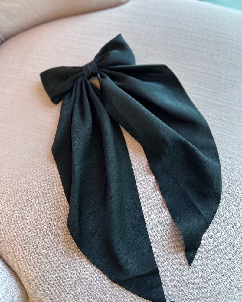 Satin Bow Clips