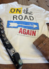 Daydreamer Willie Nelson On The Road Again Boyfriend Tee