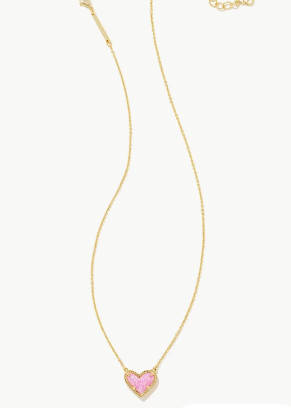 Kendra Scott Ari Bubblegum Pink Kyocera Opal Necklace