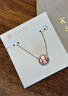 Kendra Scott Baseball Short Pendant Necklaces