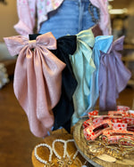 Satin Bow Clips