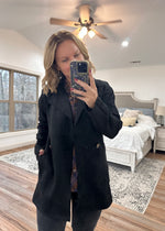 Suede Pea Coat