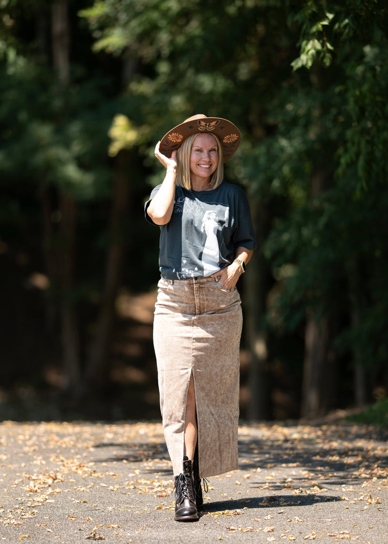 She's Gone Corduroy Skirt