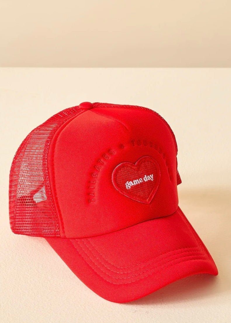 Red Game Day Trucker Hat