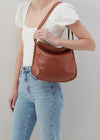 Hobo Phoebe Shoulder Bag in Saddle