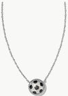 Kendra Scott Soccer Pendant Necklace in Mother of Pearl