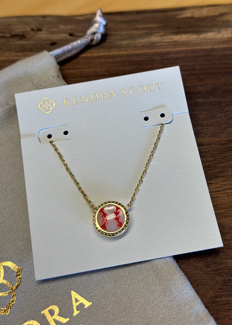 Kendra Scott Baseball Short Pendant Necklaces