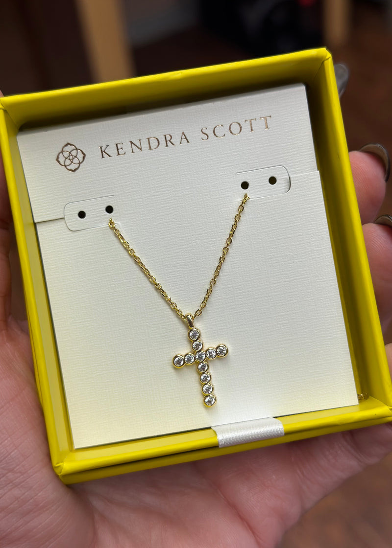 Kendra Scott Boxed Cross Pendant Necklaces