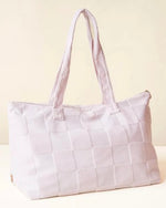 Checkered Terry Totes