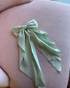 Satin Bow Clips