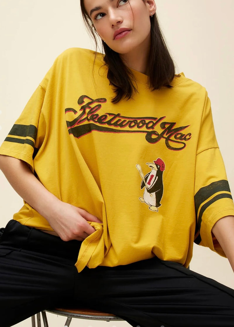 Daydreamer Fleetwood Mac Penguin Baseball OS Tee