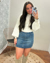 Free People Daylight Denim Mini Skirt