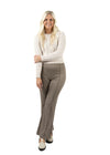 Jaquard Knit Flare Pants