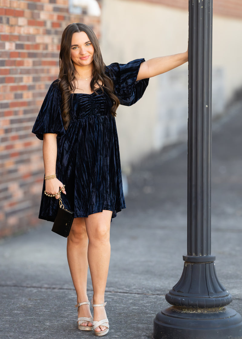 Velvet Bubble Dress