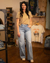 The Gene Wide Leg High Rise Jeans