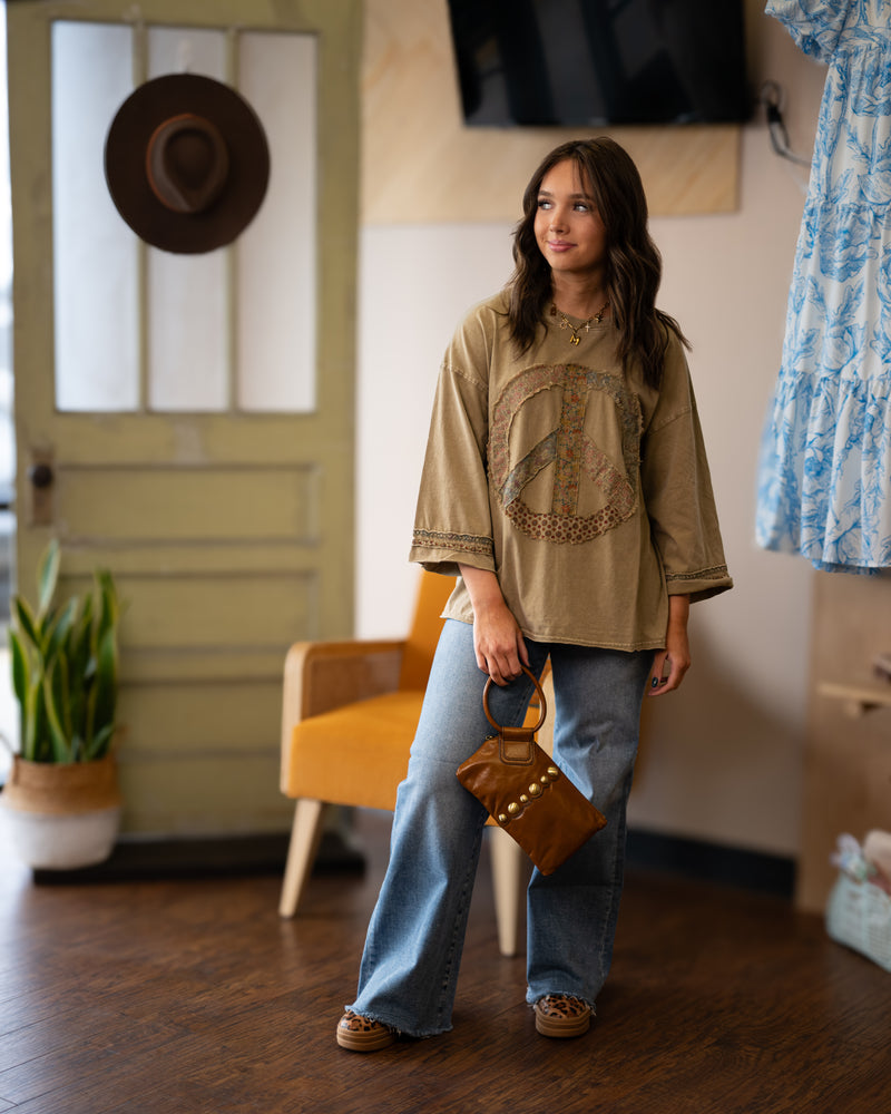 Grounded & Happy Oversized Tee