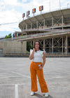 Ruffled & Ribbed Crop Top