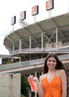 Orange Kiss Halter Mini Dress