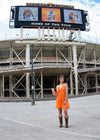 Orange Kiss Halter Mini Dress