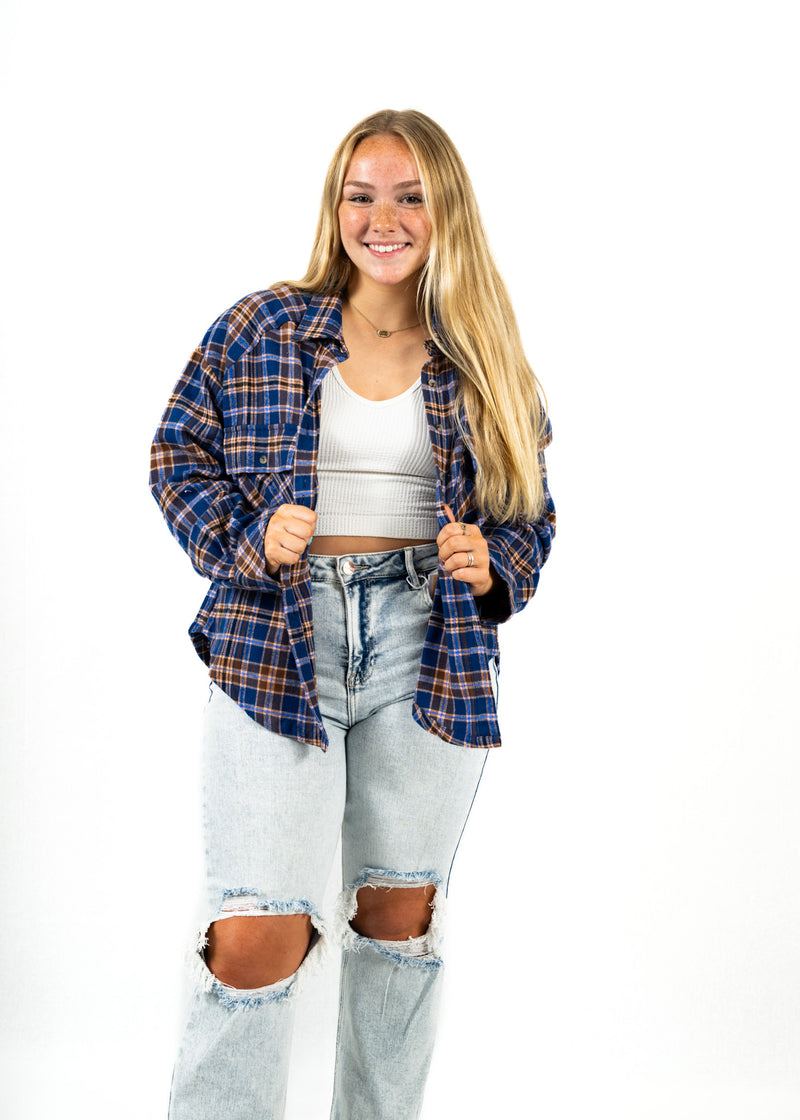 Cut Loose Plaid Shirt