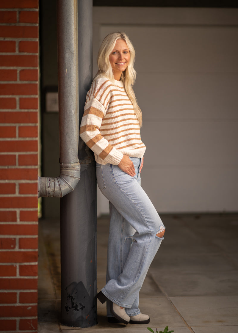 Caramel Cream Chenille Sweater