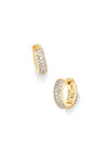 Kendra Scott Mikki Pave Huggie Earrings