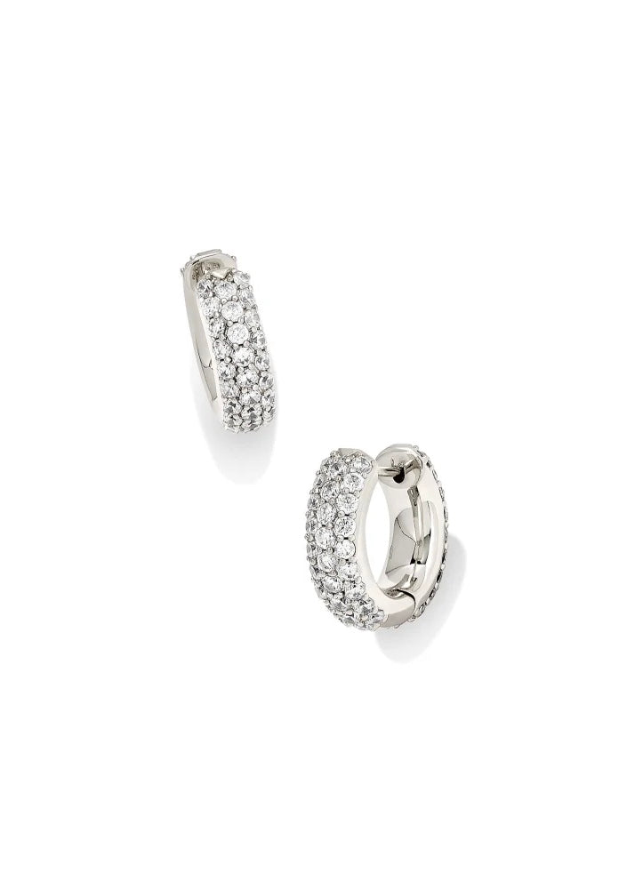 Kendra Scott Mikki Pave Huggie Earrings