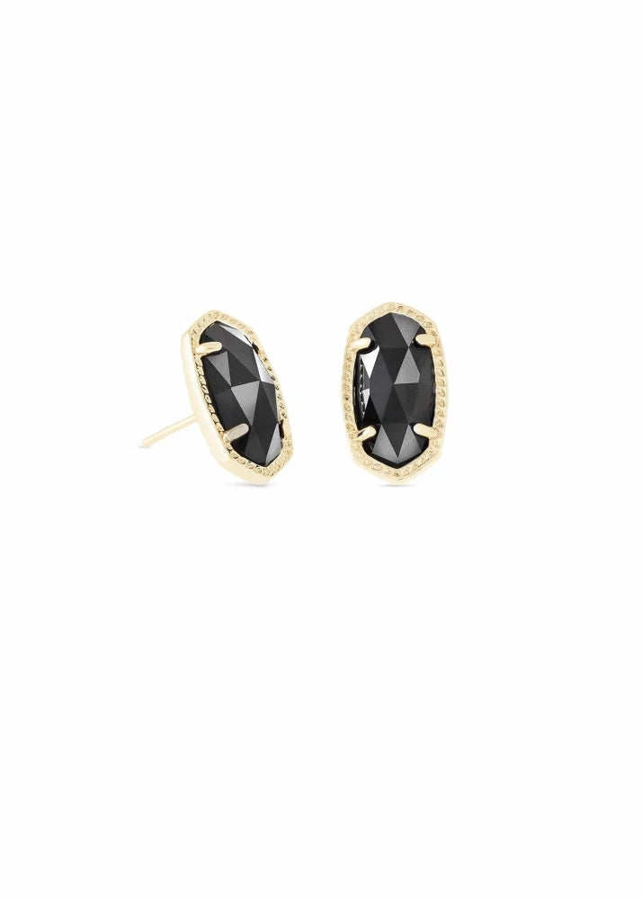 Ellie Earring Gold In Black